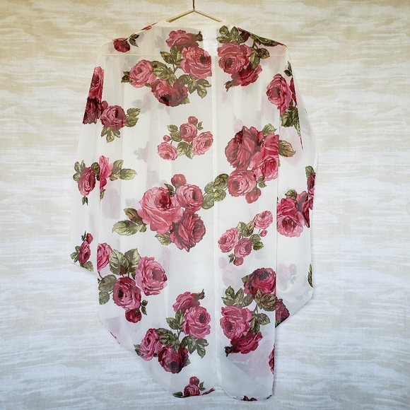 Urban Outfitters boho floral sheer summer kimono - Picture 4 of 6